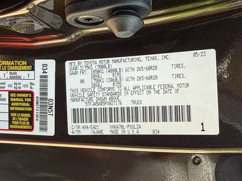 Used 2023 Toyota Tundra Limited RWD image 36