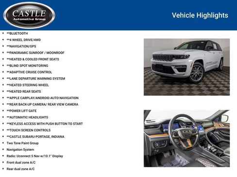 Used 2022 Jeep Grand Cherokee Summit AWD/4WD image 3