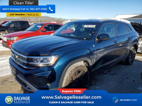 Used 2022 Volkswagen Atlas Cross Sport SE w/ Panoramic Sunroof Package AWD/4WD image 1