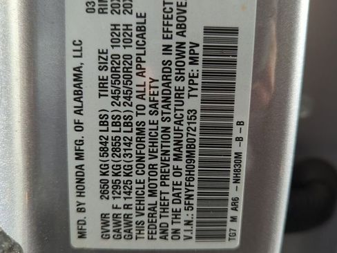 Used 2021 Honda Pilot Elite image 24