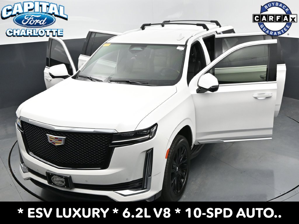 Used 2022 Cadillac Escalade ESV Luxury w/ LPO, Floor Liner Package AWD/4WD image 35