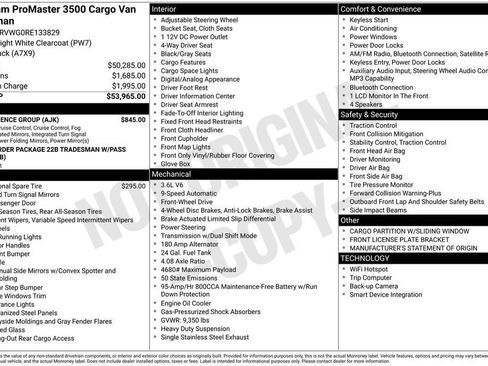 Used 2024 RAM ProMaster 3500 w/ Convenience Group image 31