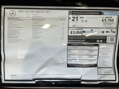 New 2025 Mercedes-Benz GLS 450 4MATIC image 43