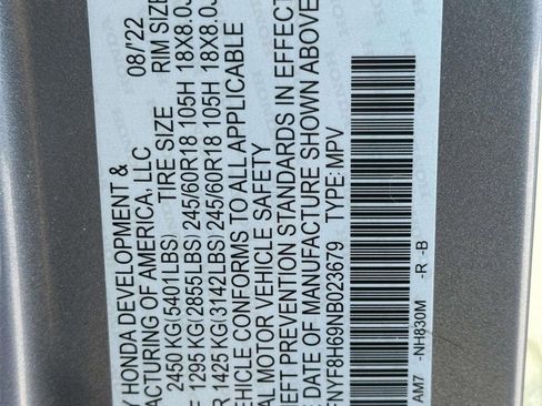 Certified 2022 Honda Passport TrailSport image 30