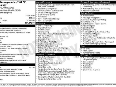 Used 2022 Volkswagen Atlas SE image 11