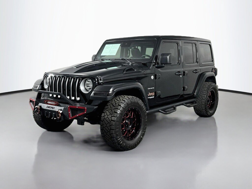 Used 2022 Jeep Wrangler Unlimited Sahara w/ Safety Group AWD/4WD image 1