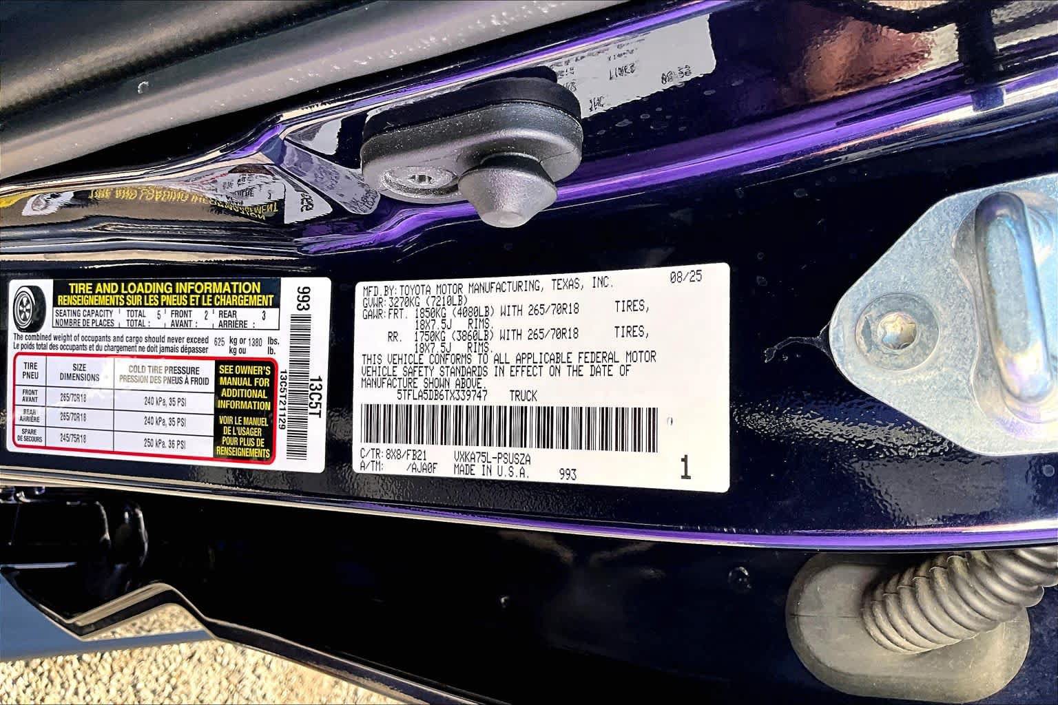 Used 2026 Toyota Tundra SR5 AWD/4WD image 36