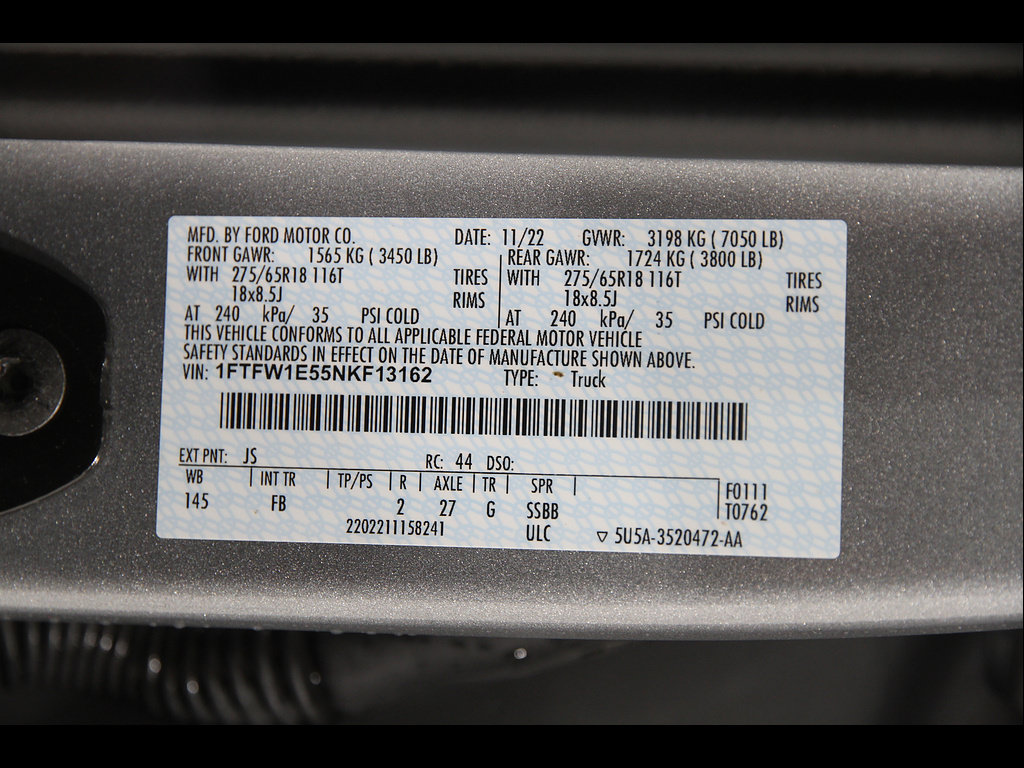 Used 2022 Ford F150 XLT w/ Equipment Group 302A High AWD/4WD image 28