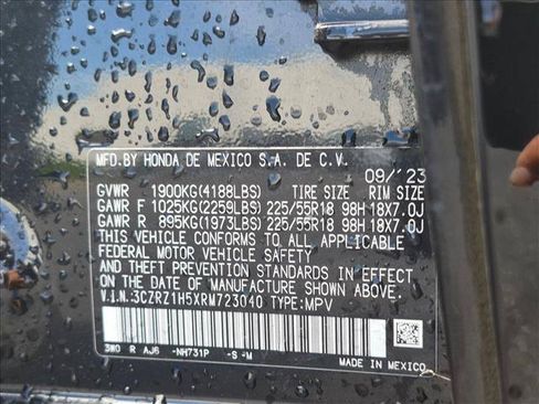 Used 2024 Honda HR-V Sport image 15