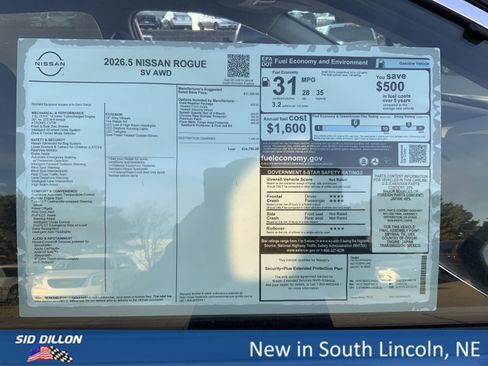 New 2026 Nissan Rogue SV w/ Cold Weather Package image 13