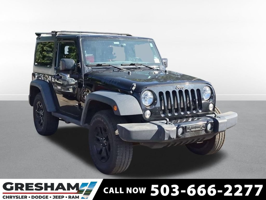 Certified 2016 Jeep Wrangler Sport AWD/4WD image 1