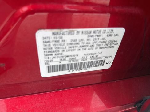 Used 2021 INFINITI Q50 Luxe w/ Cargo Package image 14