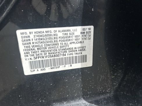 Used 2010 Honda Ridgeline RT image 11