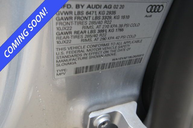 Used 2020 Audi Q8 Premium Plus AWD/4WD image 6