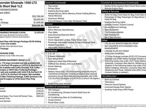 Used 2021 Chevrolet Silverado 1500 LTZ w/ LTZ Convenience Package II image 11