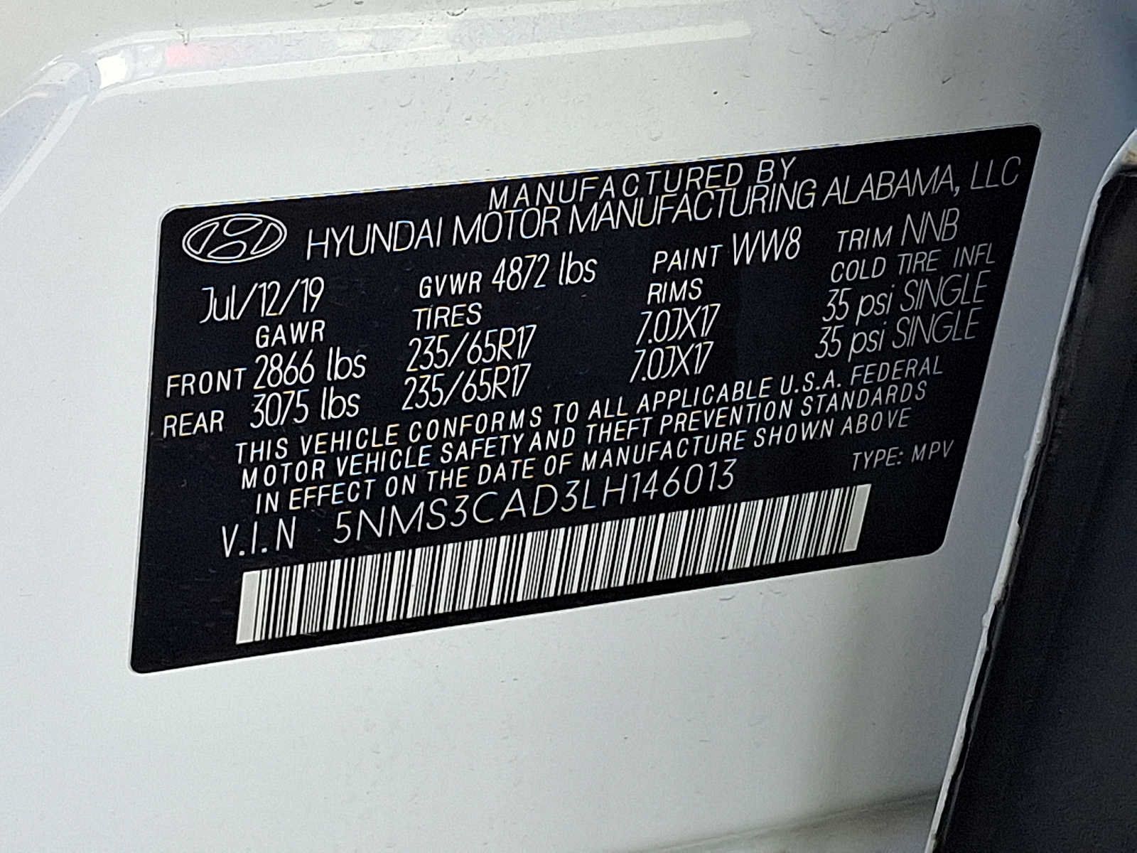 Used 2020 Hyundai Santa Fe SEL AWD/4WD image 27