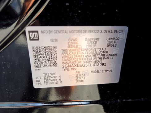 New 2026 Chevrolet Equinox RS w/ Safety and Technology Package FWD image 37