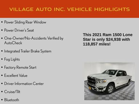 Used 2021 RAM 1500 Lone Star image 14