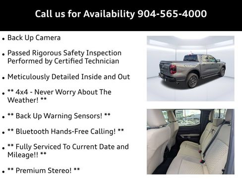 Used 2024 Ford Ranger XLT w/ Equipment Group 301A High AWD/4WD image 9