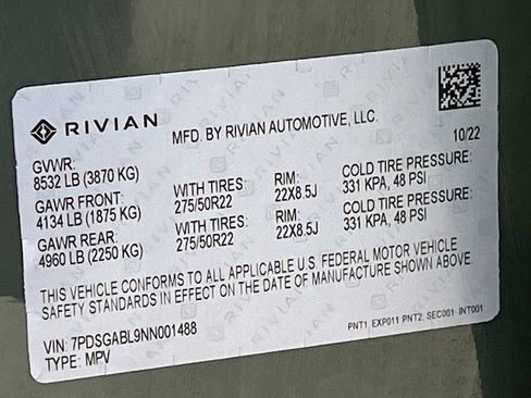 Used 2022 Rivian R1S Launch Edition Quad AWD/4WD image 35