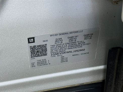 Used 2020 Chevrolet Traverse LT w/ Driver Confidence II Package AWD/4WD image 40