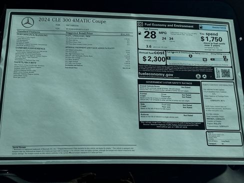 New 2024 Mercedes-Benz CLE 300 4MATIC Coupe image 22