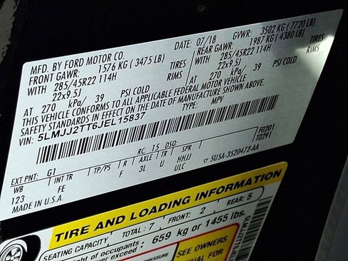 Used 2018 Lincoln Navigator Black Label w/ Cargo Package image 30