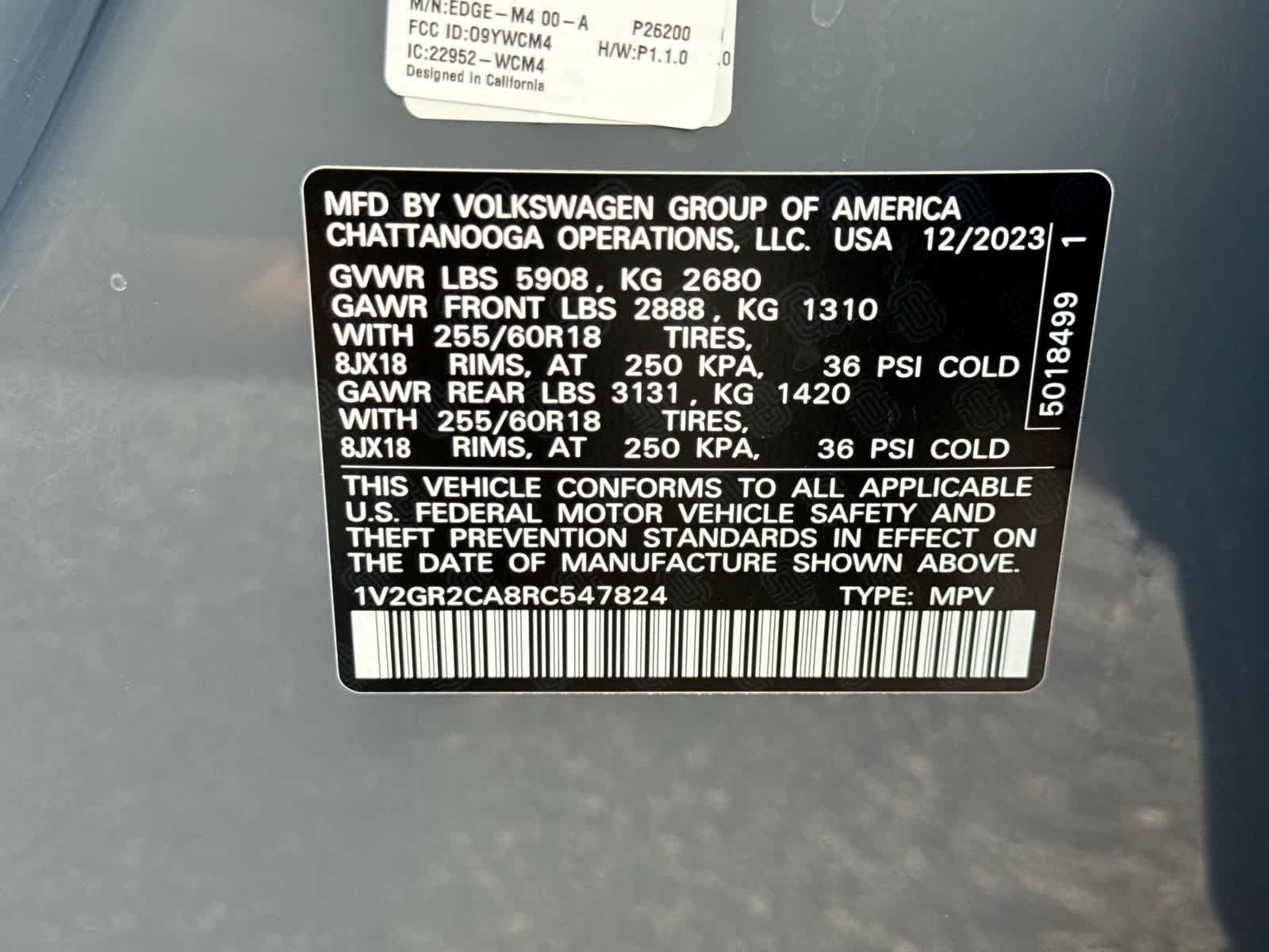 Used 2024 Volkswagen Atlas Peak Edition SEL AWD/4WD image 43