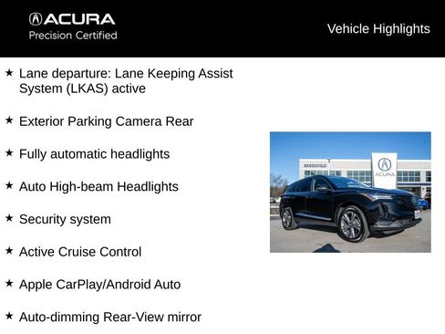 Certified 2025 Acura RDX w/ Technology Package image 17
