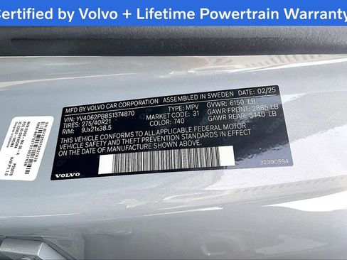 Certified 2025 Volvo XC90 B6 Plus image 46