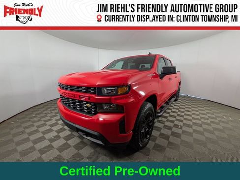 Used 2020 Chevrolet Silverado 1500 Custom w/ Custom Value Package AWD/4WD image 1