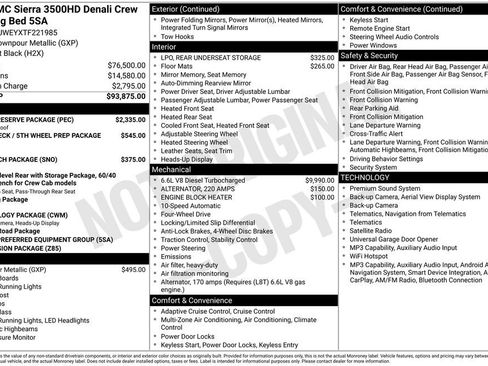 New 2026 GMC Sierra 3500 Denali w/ Denali Reserve Package image 3