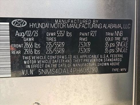 Used 2023 Hyundai Santa Fe Limited AWD/4WD image 27