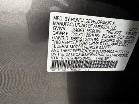 Certified 2023 Acura MDX FWD w/ Technology Package image 54