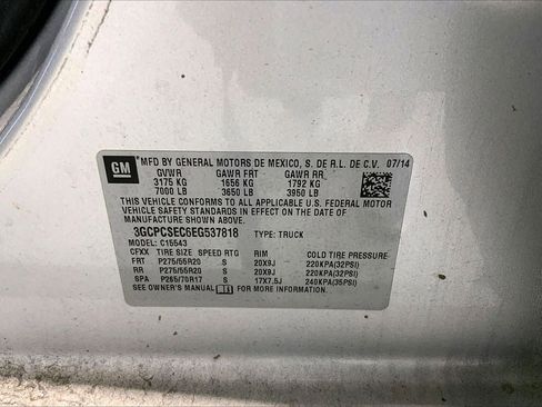 Used 2014 Chevrolet Silverado 1500 LTZ w/ Texas Edition, 1LZ Trim RWD image 8