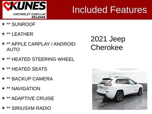 Used 2021 Jeep Cherokee High Altitude AWD/4WD image 3