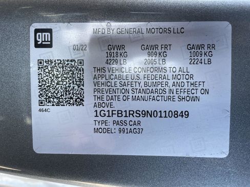 Used 2022 Chevrolet Camaro LT w/ RS Package image 10