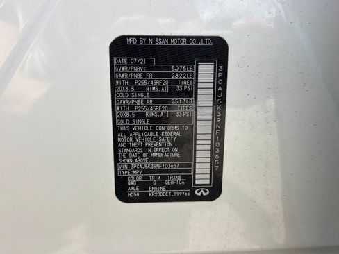 Used 2022 INFINITI QX55 Essential w/ Proassist Package AWD/4WD image 31