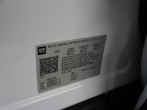 Used 2024 Chevrolet Equinox RS w/ LPO, Floor Liner Package AWD/4WD image 60