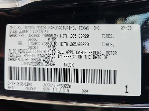 Used 2024 Toyota Tundra 1794 Edition AWD/4WD image 26
