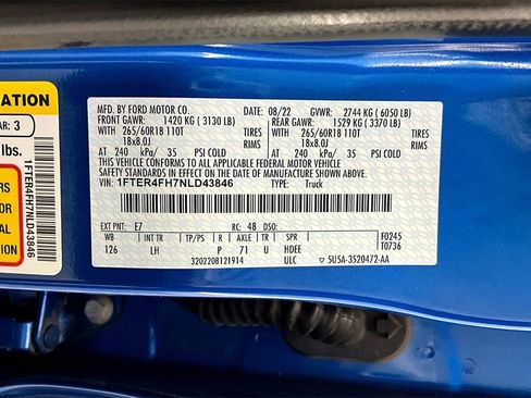 Used 2022 Ford Ranger XLT w/ Equipment Group 302A High image 36