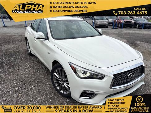 Used 2019 INFINITI Q50 Luxe w/ Essential Package (3.0T Luxe) AWD/4WD image 1