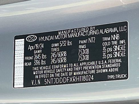 Used 2024 Hyundai Santa Cruz XRT AWD/4WD image 31