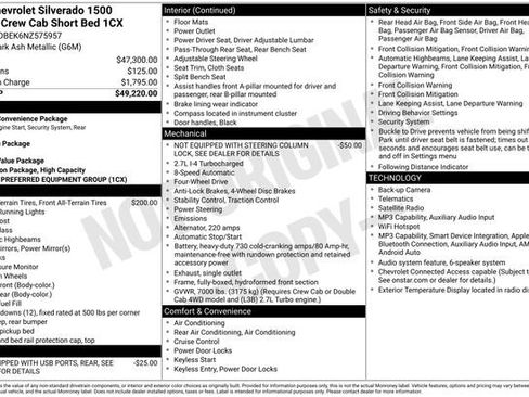 Used 2022 Chevrolet Silverado 1500 Custom AWD/4WD image 15