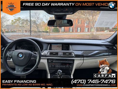 Used 2015 BMW 750Li w/ M Sport Edition image 2