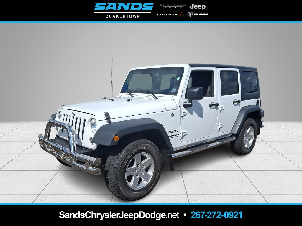 Used 2017 Jeep Wrangler Unlimited Sport w/ Quick Order Package 24S AWD/4WD image 1