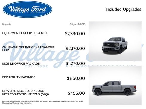 New 2026 Ford F150 XLT w/ Equipment Group 302A MID AWD/4WD image 9