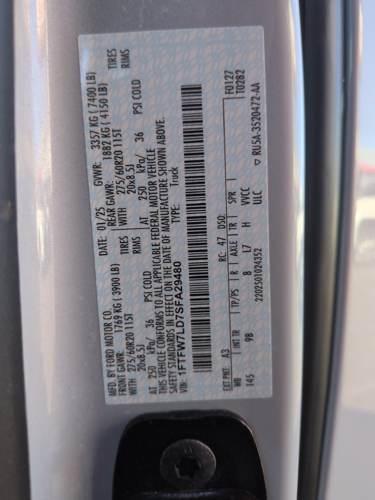 Used 2025 Ford F150 Platinum w/ Equipment Group 702A High AWD/4WD image 10