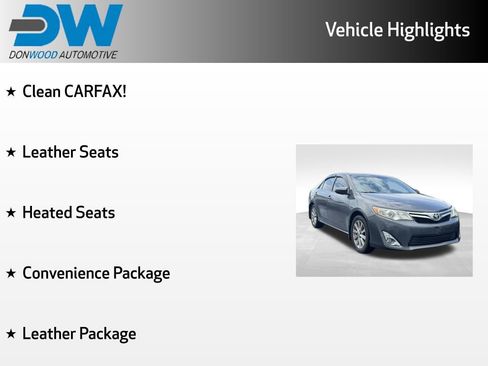 Used 2013 Toyota Camry XLE w/ Leather Pkg FWD image 3