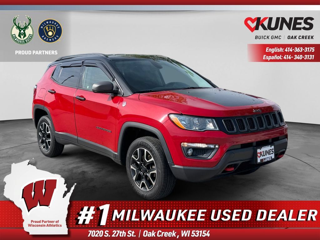 Used 2020 Jeep Compass Trailhawk AWD/4WD image 1